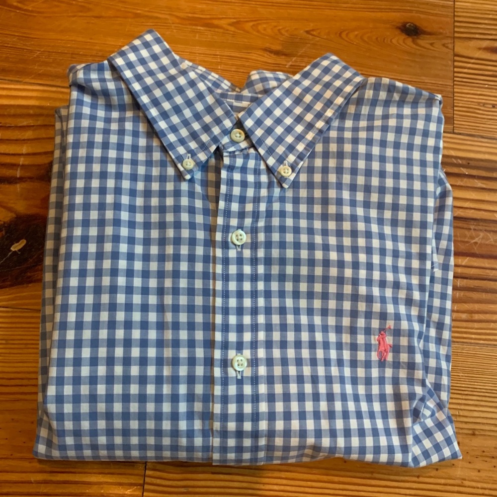 Ralph Lauren Gingham Check short sleeve shirt